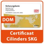 slotenmaker den haag DOM Certificaat Profiel Cilinders SKG